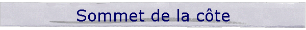 Sommet de la cte