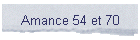 Amance 54 et 70