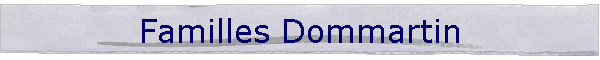 Familles Dommartin