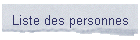 Liste des personnes